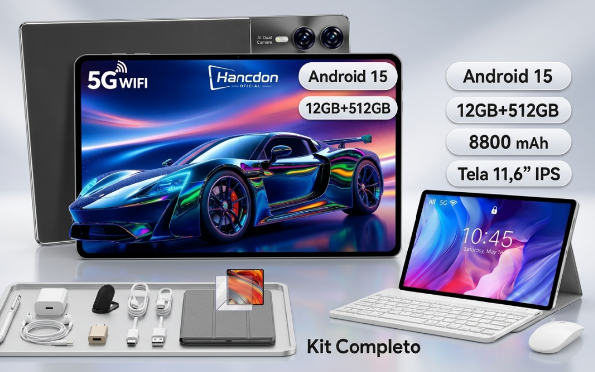Tablet Hancdon S12 é bom? Review Completo
